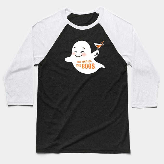 Just Here For The Boos Baseball T-Shirt by Heyday Threads